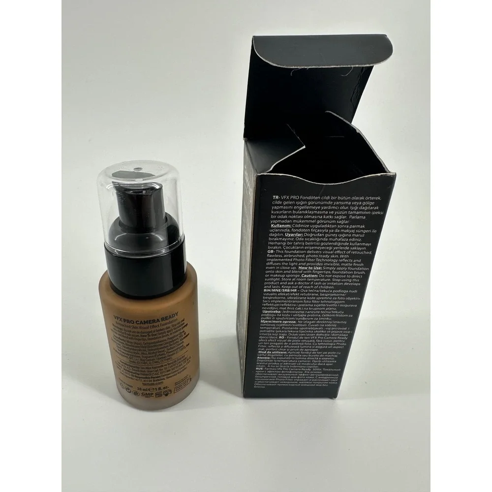 Farmasi VFX Pro Camera Ready Foundation 08 Chestnut Full Coverage Matte‎ 1 fl oz